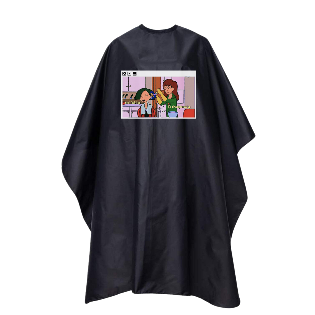 "Don't F*** It Up" Premium Salon Cape